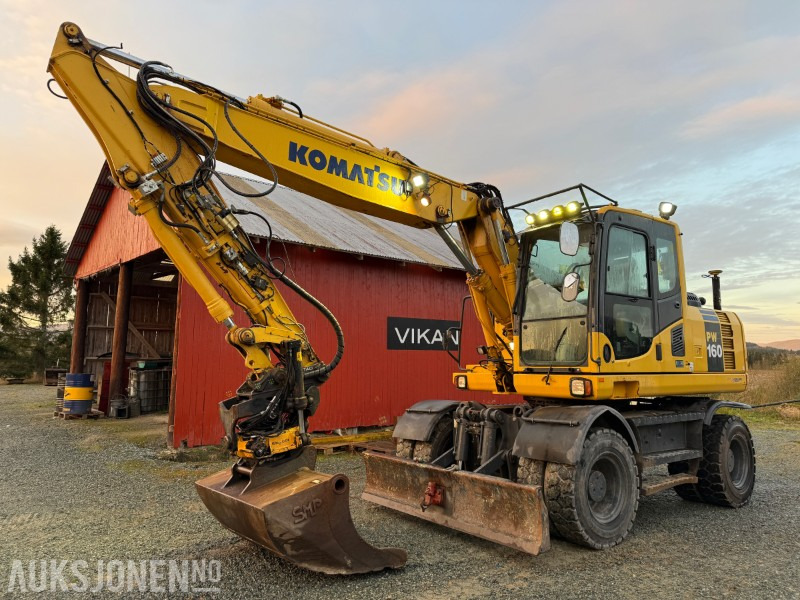 2015 Komatsu PW 160-8 - Ekskavators: foto 1 2015 Komatsu PW 160-8 - Ekskavators: foto 1