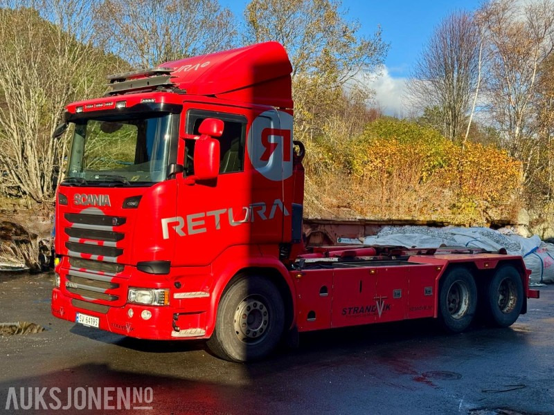 2015 Scania R490-6x2-Euro6T- Eu-godkjent til 01/26 - Km: 379186 - Pacēlājs ar āķi: foto 1 2015 Scania R490-6x2-Euro6T- Eu-godkjent til 01/26 - Km: 379186 - Pacēlājs ar āķi: foto 1