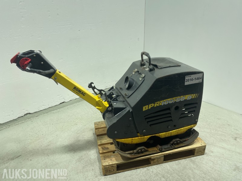 2016 Bomag BPR 100/80 D 710 kg - Kun 240 timer - Vibroplate - Veltnis: foto 1 2016 Bomag BPR 100/80 D 710 kg - Kun 240 timer - Vibroplate - Veltnis: foto 1