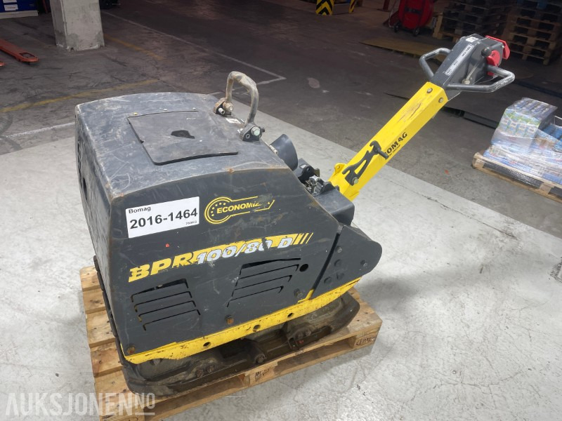 2016 Bomag BPR 100/80 D 710 kg - Kun 240 timer - Vibroplate - Veltnis: foto 5 2016 Bomag BPR 100/80 D 710 kg - Kun 240 timer - Vibroplate - Veltnis: foto 5