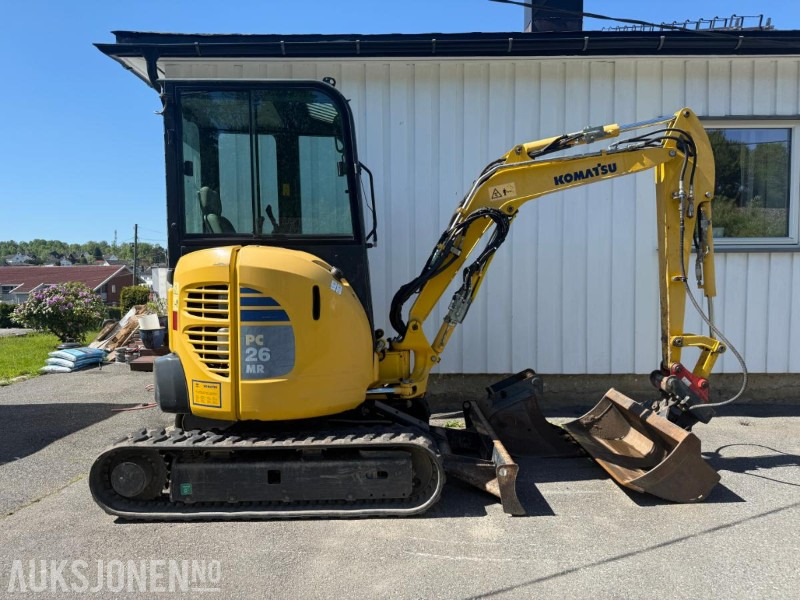 2016 Komatsu PC26MR minigraver m/2 skuffer. - Mini-ekskavators: foto 3 2016 Komatsu PC26MR minigraver m/2 skuffer. - Mini-ekskavators: foto 3