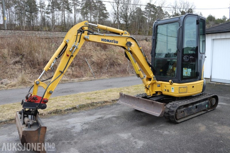 2016 Komatsu PC26MR minigraver m/2 skuffer. - Mini-ekskavators: foto 1 2016 Komatsu PC26MR minigraver m/2 skuffer. - Mini-ekskavators: foto 1