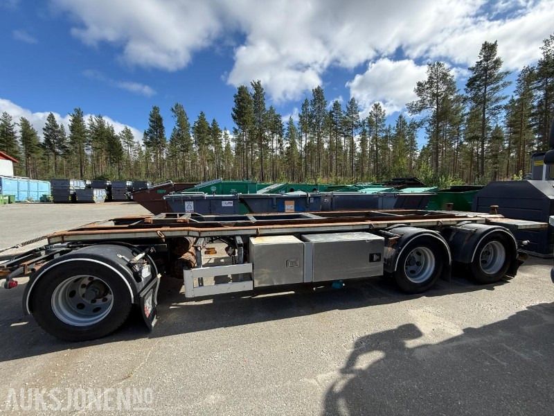 2016 Nor Slep SL-28KT 3-akslet slephenger med krokramme - Piekabe noņemamā virsbūve/ Konteineru vedējs: foto 3 2016 Nor Slep SL-28KT 3-akslet slephenger med krokramme - Piekabe noņemamā virsbūve/ Konteineru vedējs: foto 3