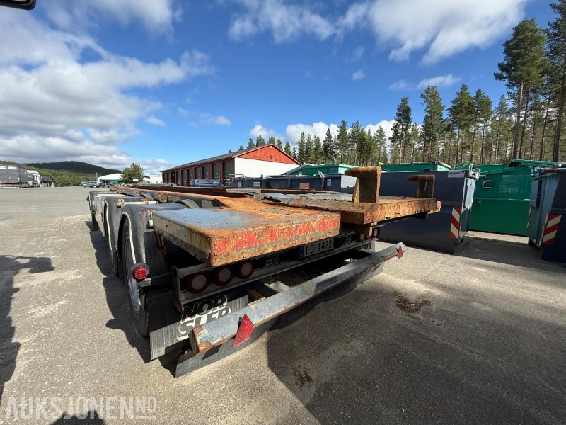 2016 Nor Slep SL-28KT 3-akslet slephenger med krokramme - Piekabe noņemamā virsbūve/ Konteineru vedējs: foto 4 2016 Nor Slep SL-28KT 3-akslet slephenger med krokramme - Piekabe noņemamā virsbūve/ Konteineru vedējs: foto 4