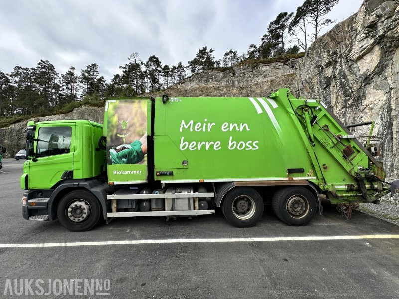 2016 Scania P320 Komprimatorbil - 2 kammer Inkl. biokammer/MTM påbygg/EU ok - Atkritumu vedējs: foto 2 2016 Scania P320 Komprimatorbil - 2 kammer Inkl. biokammer/MTM påbygg/EU ok - Atkritumu vedējs: foto 2