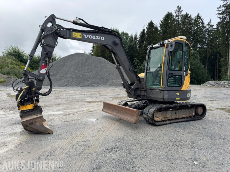 2016 Volvo ecr58d beltegraver 4301t, tiltrotator, pusseskuff,steinskuff - Ekskavators: foto 1 2016 Volvo ecr58d beltegraver 4301t, tiltrotator, pusseskuff,steinskuff - Ekskavators: foto 1