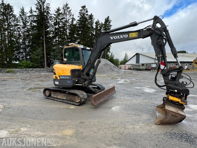 2016 Volvo ecr58d beltegraver 4301t, tiltrotator, pusseskuff,steinskuff - Mini-ekskavators: foto 2 2016 Volvo ecr58d beltegraver 4301t, tiltrotator, pusseskuff,steinskuff - Mini-ekskavators: foto 2