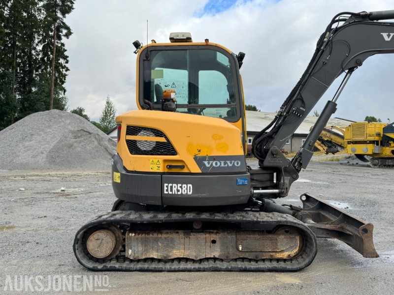 2016 Volvo ecr58d beltegraver 4301t, tiltrotator, pusseskuff,steinskuff - Mini-ekskavators: foto 3 2016 Volvo ecr58d beltegraver 4301t, tiltrotator, pusseskuff,steinskuff - Mini-ekskavators: foto 3