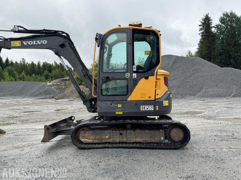 2016 Volvo ecr58d beltegraver 4301t, tiltrotator, pusseskuff,steinskuff - Ekskavators: foto 4 2016 Volvo ecr58d beltegraver 4301t, tiltrotator, pusseskuff,steinskuff - Ekskavators: foto 4