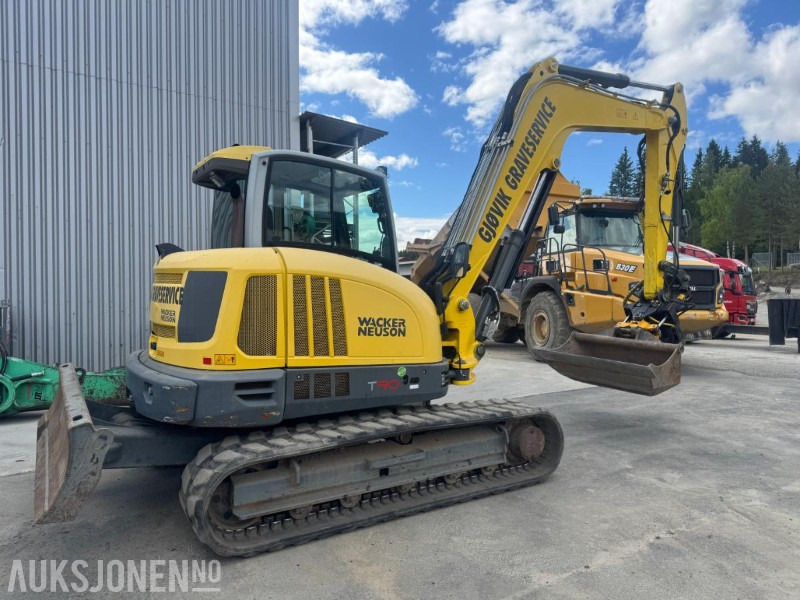 2016 Wacker Neuson ET 90 GRAVEMASKIN MED ROTOTILT, SENTRALSMØRING OG 3 SKUFFER - Ekskavators: foto 4 2016 Wacker Neuson ET 90 GRAVEMASKIN MED ROTOTILT, SENTRALSMØRING OG 3 SKUFFER - Ekskavators: foto 4