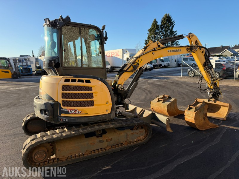2016 Yanmar VIO57-U minigraver – Rototilt • 3 skuffer • Sentralsmøring • Kun 2 180 timer - Mini-ekskavators: foto 5 2016 Yanmar VIO57-U minigraver – Rototilt • 3 skuffer • Sentralsmøring • Kun 2 180 timer - Mini-ekskavators: foto 5