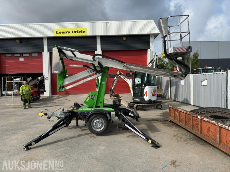 2017 COMET TILHENGERMONTERT BOMLIFT 12M ARBEIDSHØYDE SERVICEHISTORIKK. - Pacēlājs: foto 2 2017 COMET TILHENGERMONTERT BOMLIFT 12M ARBEIDSHØYDE SERVICEHISTORIKK. - Pacēlājs: foto 2