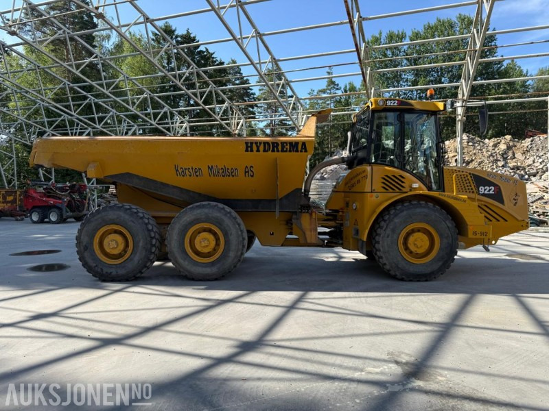 2017 Hydrema 922F 2.55 DUMPER SERVICEHISTORIKK LITE TIMER. - Bezceļu pašizgāzējs: foto 3 2017 Hydrema 922F 2.55 DUMPER SERVICEHISTORIKK LITE TIMER. - Bezceļu pašizgāzējs: foto 3