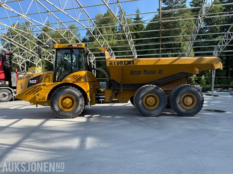 2017 Hydrema 922F 2.55 DUMPER SERVICEHISTORIKK LITE TIMER. - Bezceļu pašizgāzējs: foto 4 2017 Hydrema 922F 2.55 DUMPER SERVICEHISTORIKK LITE TIMER. - Bezceļu pašizgāzējs: foto 4