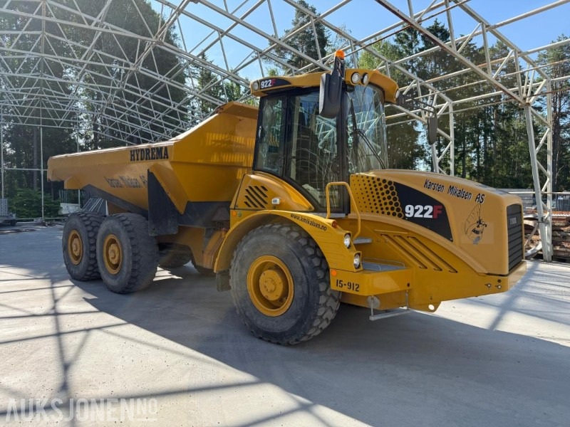 2017 Hydrema 922F 2.55 DUMPER SERVICEHISTORIKK LITE TIMER. - Bezceļu pašizgāzējs: foto 2 2017 Hydrema 922F 2.55 DUMPER SERVICEHISTORIKK LITE TIMER. - Bezceļu pašizgāzējs: foto 2