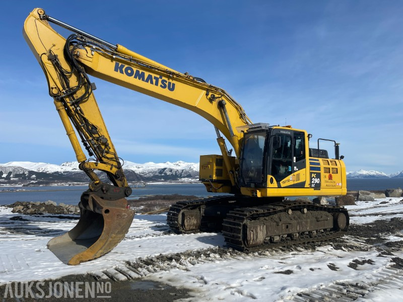 2017 Komatsu PC 290 LC Gravemaskin med Montabert CPA-295 bortårn*R8 Tiltrotator*3 skuffer*Leica GPS* - Ekskavators: foto 1 2017 Komatsu PC 290 LC Gravemaskin med Montabert CPA-295 bortårn*R8 Tiltrotator*3 skuffer*Leica GPS* - Ekskavators: foto 1