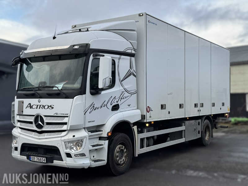 2017 Mercedes-Benz Actros 4x2 SKAPBIL EURO6 BUSSBYGG M/SIDEÅPNING HELLUFT ZEPRO - Kravas automašīna ar slēgto virsbūvi: foto 1 2017 Mercedes-Benz Actros 4x2 SKAPBIL EURO6 BUSSBYGG M/SIDEÅPNING HELLUFT ZEPRO - Kravas automašīna ar slēgto virsbūvi: foto 1