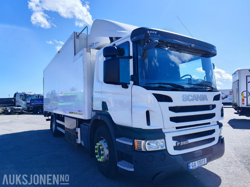 2017 Scania P 280 kjølebil - Carrier aggregat - gassdrevet - Kravas automašīna ar slēgto virsbūvi: foto 4 2017 Scania P 280 kjølebil - Carrier aggregat - gassdrevet - Kravas automašīna ar slēgto virsbūvi: foto 4