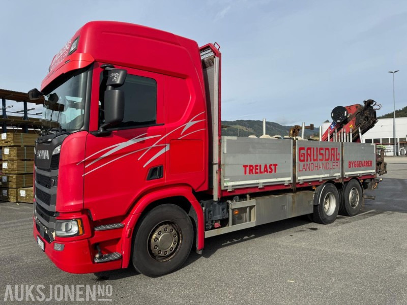 2017 Scania R500 planbil med HMF kran - Kravas auto ar manipulatoru: foto 1 2017 Scania R500 planbil med HMF kran - Kravas auto ar manipulatoru: foto 1
