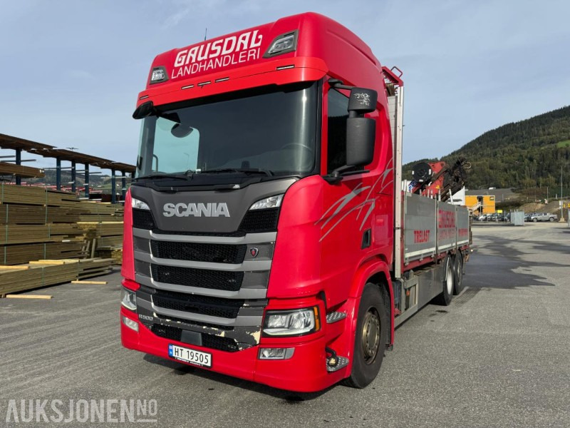 2017 Scania R500 planbil med HMF kran - Kravas auto ar manipulatoru: foto 4 2017 Scania R500 planbil med HMF kran - Kravas auto ar manipulatoru: foto 4