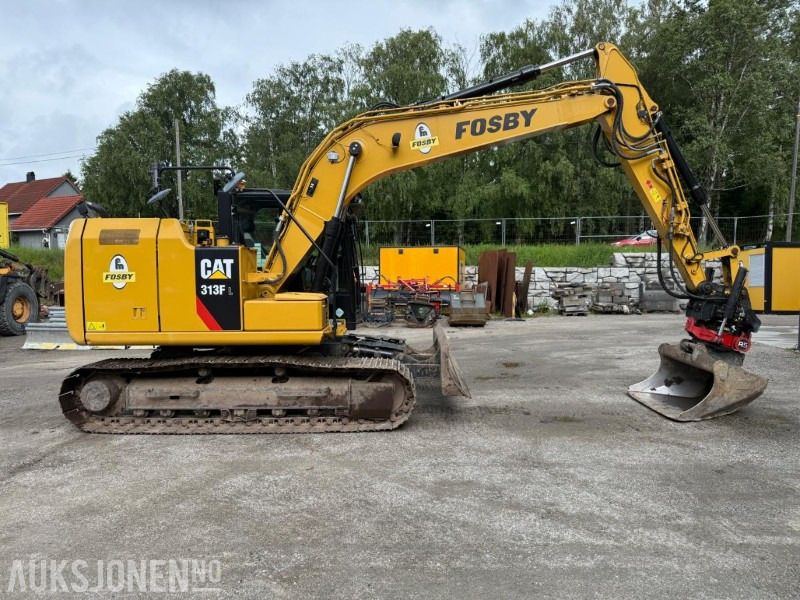2018 Cat 313FL BELTEGRAVER MASKINSTYRING R5 ROTOTILT 3 SKUFFER SERVICEHISTORIKK. - Ekskavators: foto 4 2018 Cat 313FL BELTEGRAVER MASKINSTYRING R5 ROTOTILT 3 SKUFFER SERVICEHISTORIKK. - Ekskavators: foto 4