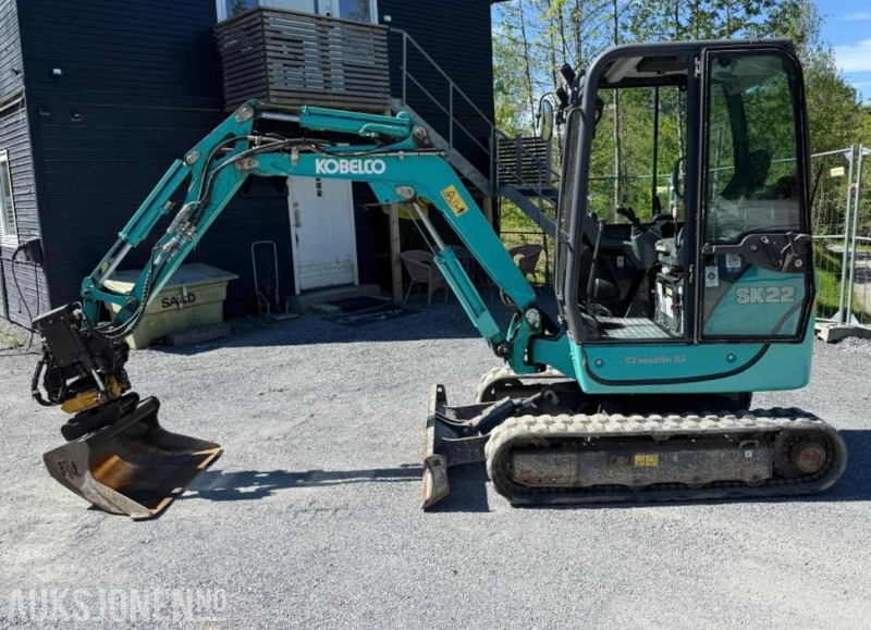 2018 Kobelco sk22 Minigraver med rotortilt - Mini-ekskavators: foto 5 2018 Kobelco sk22 Minigraver med rotortilt - Mini-ekskavators: foto 5