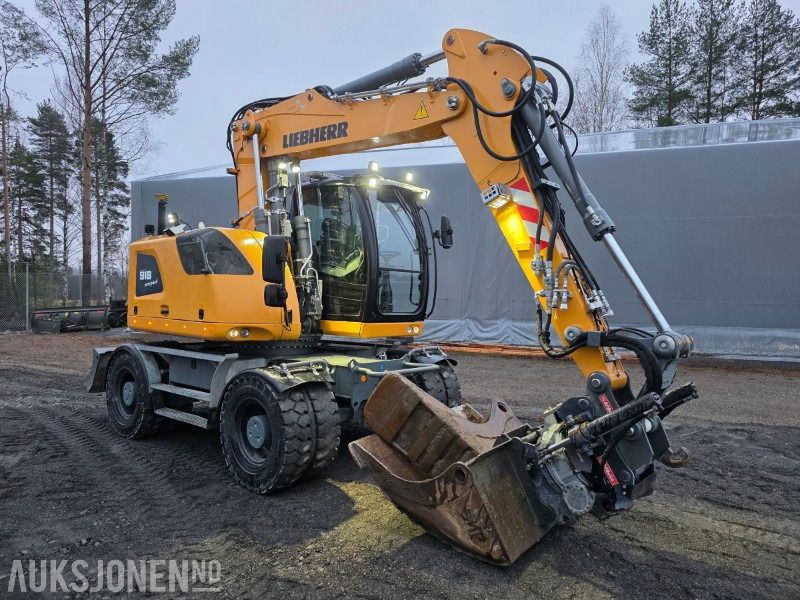 2018 Liebherr A918 compact litronic hjulgraver 18 T - Ekskavators: foto 4 2018 Liebherr A918 compact litronic hjulgraver 18 T - Ekskavators: foto 4
