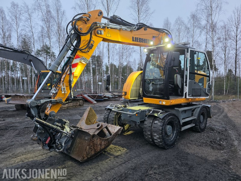 2018 Liebherr A918 compact litronic hjulgraver 18 T - Ekskavators: foto 3 2018 Liebherr A918 compact litronic hjulgraver 18 T - Ekskavators: foto 3