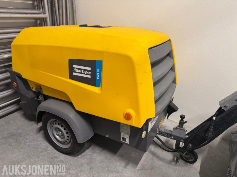 2019 Atlas Copco XAS68 kompressor med trykkluftkjøling - Celtniecības maisītājs: foto 1 2019 Atlas Copco XAS68 kompressor med trykkluftkjøling - Celtniecības maisītājs: foto 1