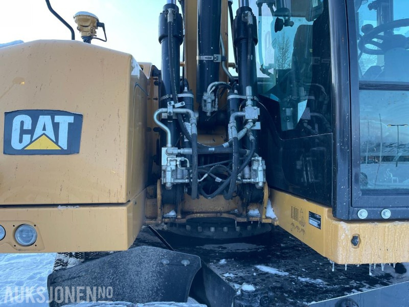 Ekskavators 2019 Cat M314F Hjulgraver, 4840 timer, Tiltrotator, S60, maskinstyring, sertifisert til Juli 2026: foto 18