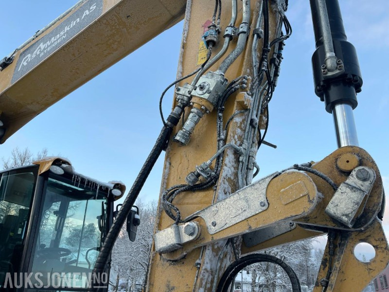 Ekskavators 2019 Cat M314F Hjulgraver, 4840 timer, Tiltrotator, S60, maskinstyring, sertifisert til Juli 2026: foto 16