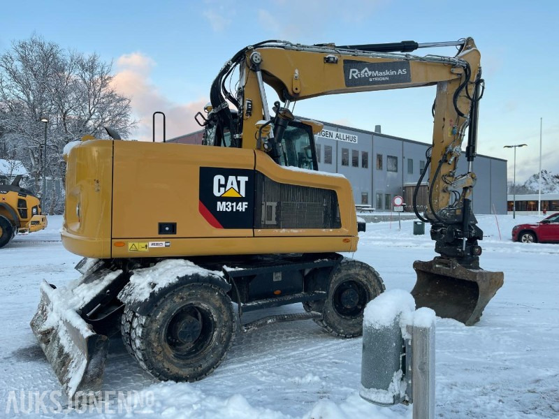 Ekskavators 2019 Cat M314F Hjulgraver, 4840 timer, Tiltrotator, S60, maskinstyring, sertifisert til Juli 2026: foto 7