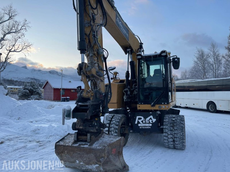 Ekskavators 2019 Cat M314F Hjulgraver, 4840 timer, Tiltrotator, S60, maskinstyring, sertifisert til Juli 2026: foto 10