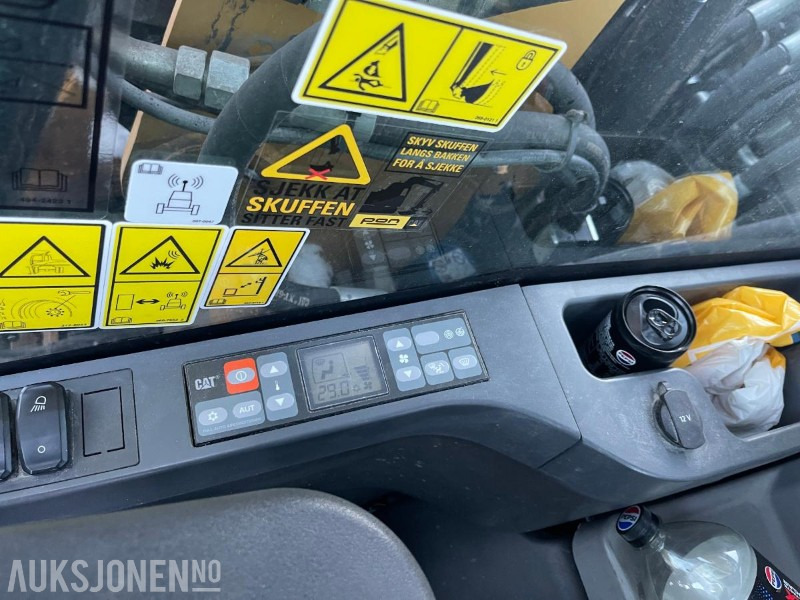 Ekskavators 2019 Cat M314F Hjulgraver, 4840 timer, Tiltrotator, S60, maskinstyring, sertifisert til Juli 2026: foto 40