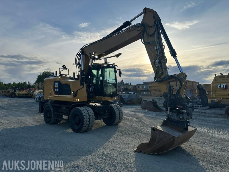 Ekskavators 2019 Cat M318F hjulgraver med tiltrotator og skuff: foto 7