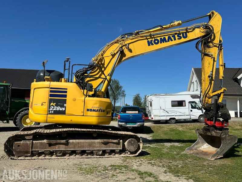 2019 Komatsu PC228USLC-11 - Gravemaskin - Tiltrotator R8 - Topcon GPS - 2skuffer - Sentralsmøring - 4467timer - Ekskavators: foto 5 2019 Komatsu PC228USLC-11 - Gravemaskin - Tiltrotator R8 - Topcon GPS - 2skuffer - Sentralsmøring - 4467timer - Ekskavators: foto 5