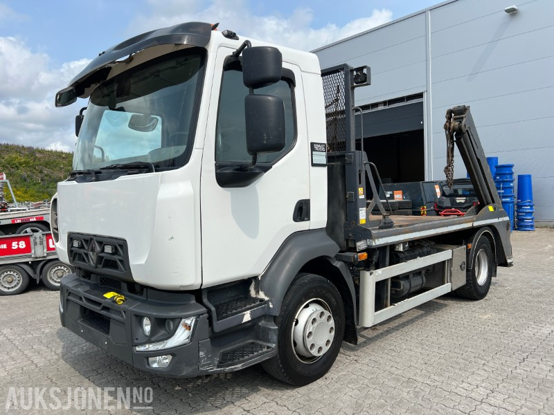 2019 Renault D16 4x2 Containerbil med Joab Multilift TL8D - Konteineru vedējs/ Kravas automašīna ar noņemamā virsbūve: foto 1 2019 Renault D16 4x2 Containerbil med Joab Multilift TL8D - Konteineru vedējs/ Kravas automašīna ar noņemamā virsbūve: foto 1