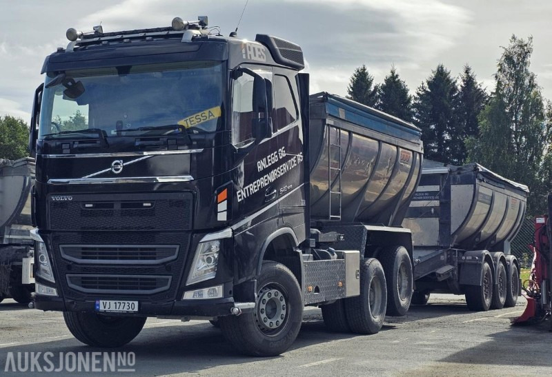 2019 Volvo FH540 6x4 tippbil komplett med asfaltbalje, tippkasse og henger - Kravas automašīna pašizgāzējs: foto 1 2019 Volvo FH540 6x4 tippbil komplett med asfaltbalje, tippkasse og henger - Kravas automašīna pašizgāzējs: foto 1