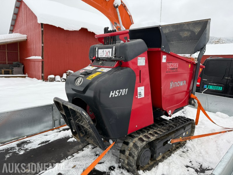 2020 Hinowa HS701 Selvlastende minidumper - Honda GX270 motor - 700 kg nyttelast - Bezceļu pašizgāzējs: foto 3 2020 Hinowa HS701 Selvlastende minidumper - Honda GX270 motor - 700 kg nyttelast - Bezceļu pašizgāzējs: foto 3