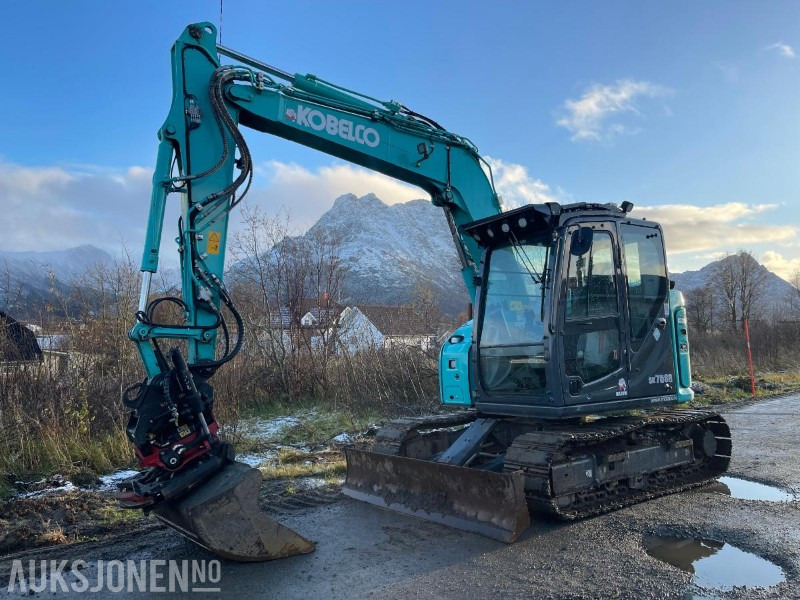 2021 Kobelco SK75SR-7 Gravemaskin med skjær, tiltrotator med gripekassett, nylig sertifisert, kun 2400 timer - Ekskavators: foto 1 2021 Kobelco SK75SR-7 Gravemaskin med skjær, tiltrotator med gripekassett, nylig sertifisert, kun 2400 timer - Ekskavators: foto 1