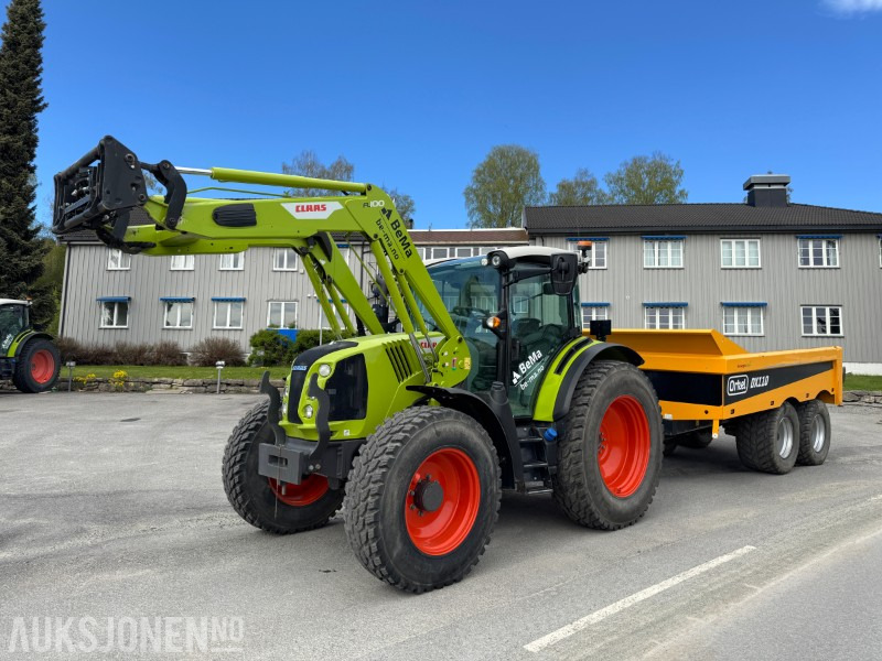 2022 Claas Arion 450 med laster - Traktors: foto 1 2022 Claas Arion 450 med laster - Traktors: foto 1