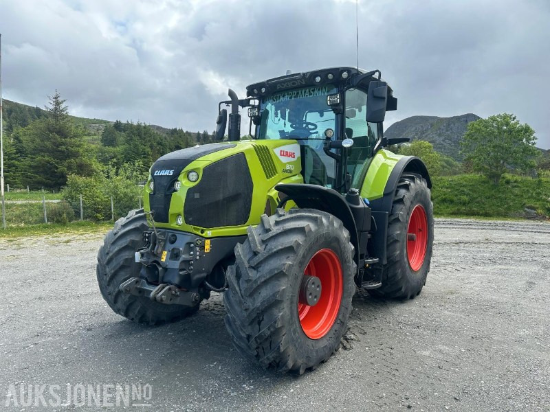 2022 Claas Axion 870 - 301 hk - 50 km/t - Front PTO - TRI dekk og landbruksdekk - Brøyteplate - EU godkjent - Traktors: foto 1 2022 Claas Axion 870 - 301 hk - 50 km/t - Front PTO - TRI dekk og landbruksdekk - Brøyteplate - EU godkjent - Traktors: foto 1