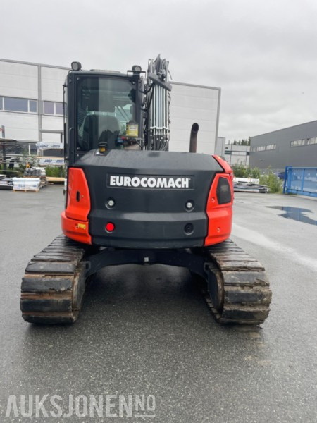 2022 Eurocomach 85SB. Engcon tilt, sentralsmøring, to skuffer, - Ekskavators: foto 2 2022 Eurocomach 85SB. Engcon tilt, sentralsmøring, to skuffer, - Ekskavators: foto 2