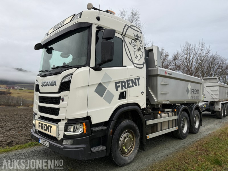 2022 Scania R660 B6x4HB - kombibil tippbil og trekkvogn - Kravas automašīna pašizgāzējs: foto 1 2022 Scania R660 B6x4HB - kombibil tippbil og trekkvogn - Kravas automašīna pašizgāzējs: foto 1