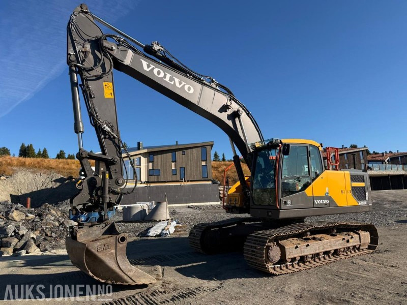 2022 Volvo EC220EL BELTEGRAVER ROTOTILT SERVICEHISTORIKK - Ekskavators: foto 2 2022 Volvo EC220EL BELTEGRAVER ROTOTILT SERVICEHISTORIKK - Ekskavators: foto 2