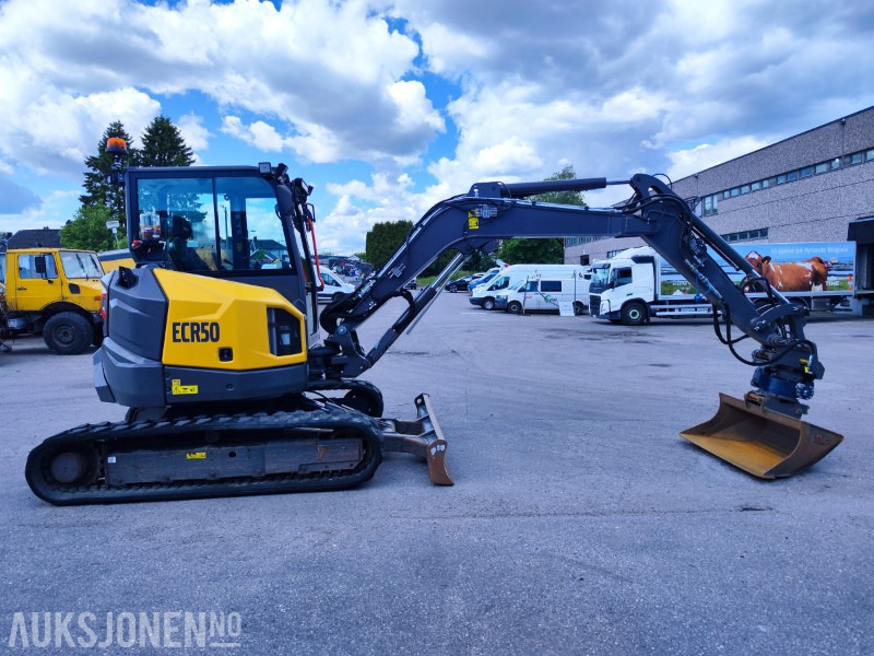 2022 Volvo ECR50F – Velutstyrt kompaktgraver, kun 728 timer - Mini-ekskavators: foto 5 2022 Volvo ECR50F – Velutstyrt kompaktgraver, kun 728 timer - Mini-ekskavators: foto 5
