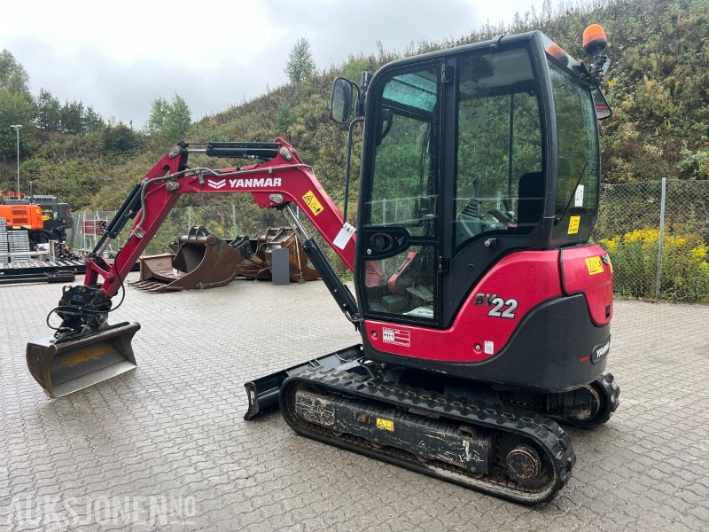 2022 Yanmar SV22 - minigraver - Ekskavators: foto 3 2022 Yanmar SV22 - minigraver - Ekskavators: foto 3