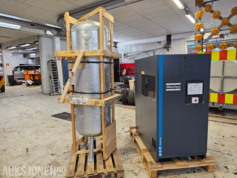 2023 Atlas Copco GA 26+ FF skruluft kompressor ubrukt - Celtniecības maisītājs: foto 1 2023 Atlas Copco GA 26+ FF skruluft kompressor ubrukt - Celtniecības maisītājs: foto 1