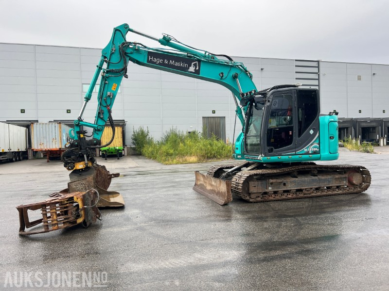 2023 Kobelco SK140SRLC-5 med Engcon tilt, grav, puss og klype - Ekskavators: foto 2 2023 Kobelco SK140SRLC-5 med Engcon tilt, grav, puss og klype - Ekskavators: foto 2