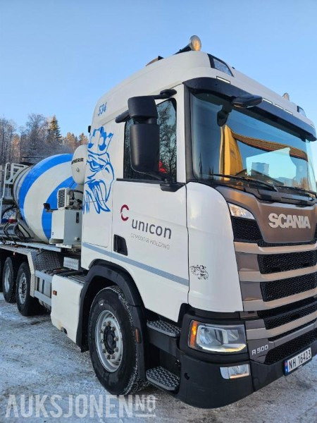 Betonvedējs 2023 Scania R-serie båndbil / 8x2 tridem / 61295 km: foto 8